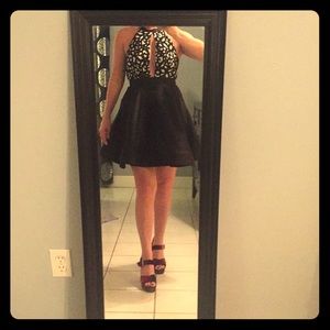Black and White Party Dress